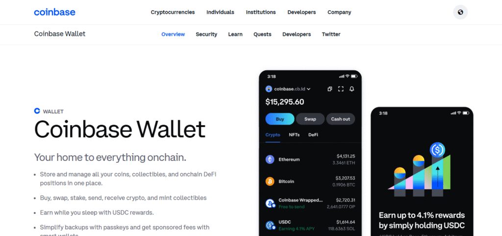 10 Best High-Security Crypto Wallets 6 Coinbase Wallet