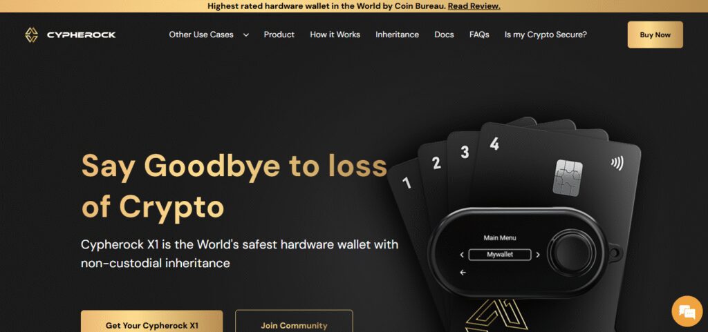 10 Best High-Security Crypto Wallets 11 Cypherock