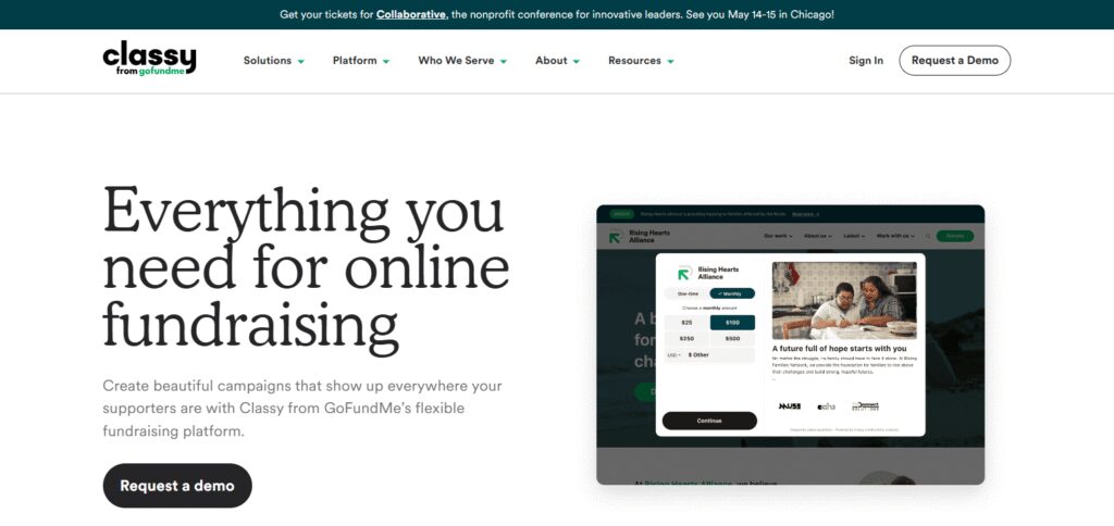 10 Best Online Fundraising Platforms 2026 | Top Sites for Fundraising 4 Classy