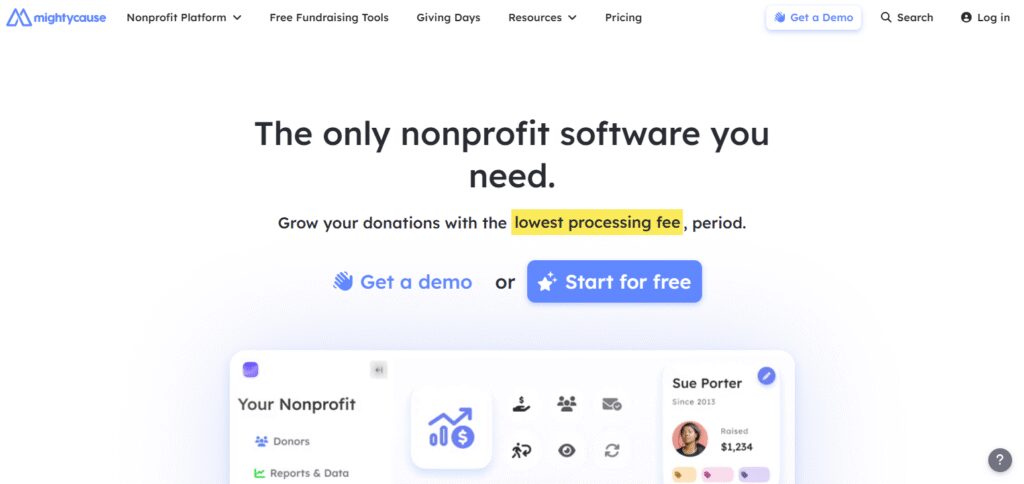 10 Best Online Fundraising Platforms 2026 | Top Sites for Fundraising 10 Mightycause