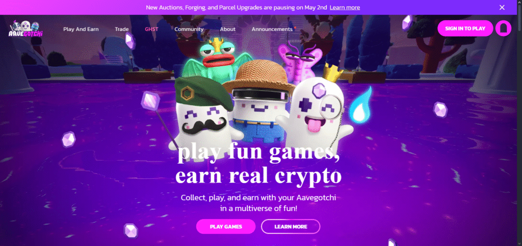 10 Best Crypto Games on Polygon for Beginners 2 Aavegotchi