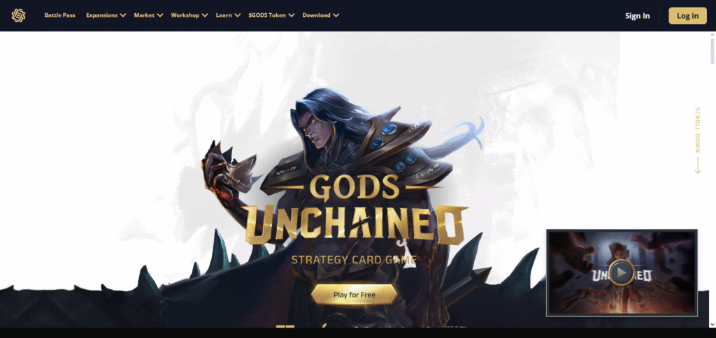 10 Best Crypto Games on Polygon for Beginners 9 Gods Unchained