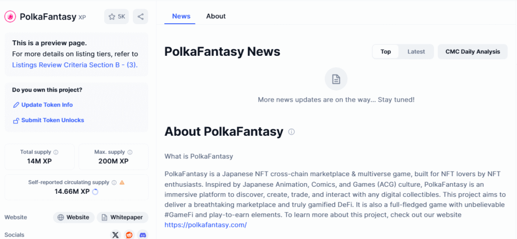 10 Best Crypto Games on Polygon for Beginners 7 PolkaFantasy