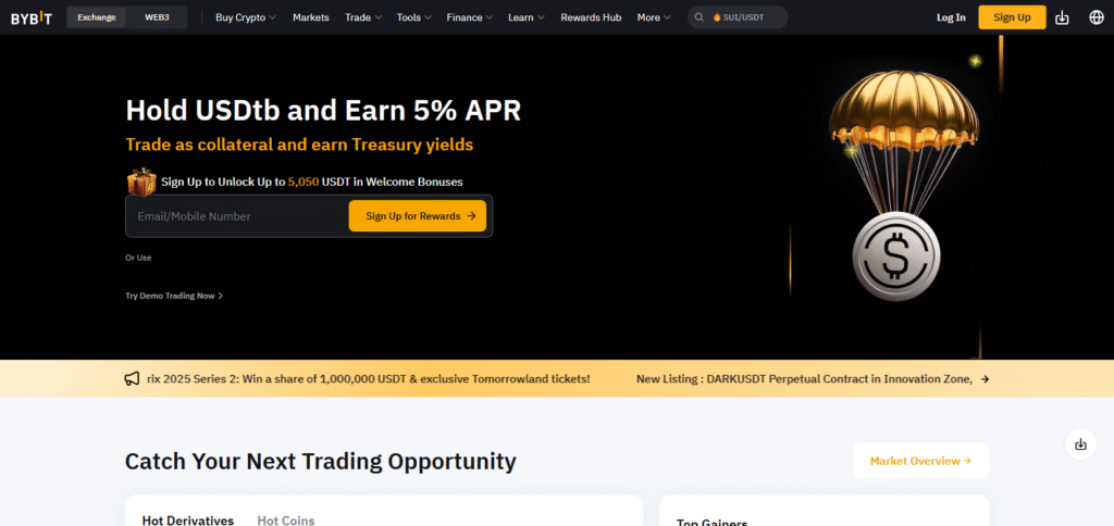 10 Best Crypto Exchange for On-Chain Derivatives Trading 3 Bybit