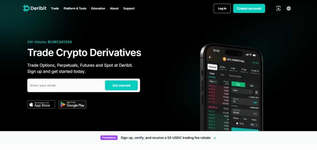 10 Best Crypto Exchange for On-Chain Derivatives Trading 4 Deribit