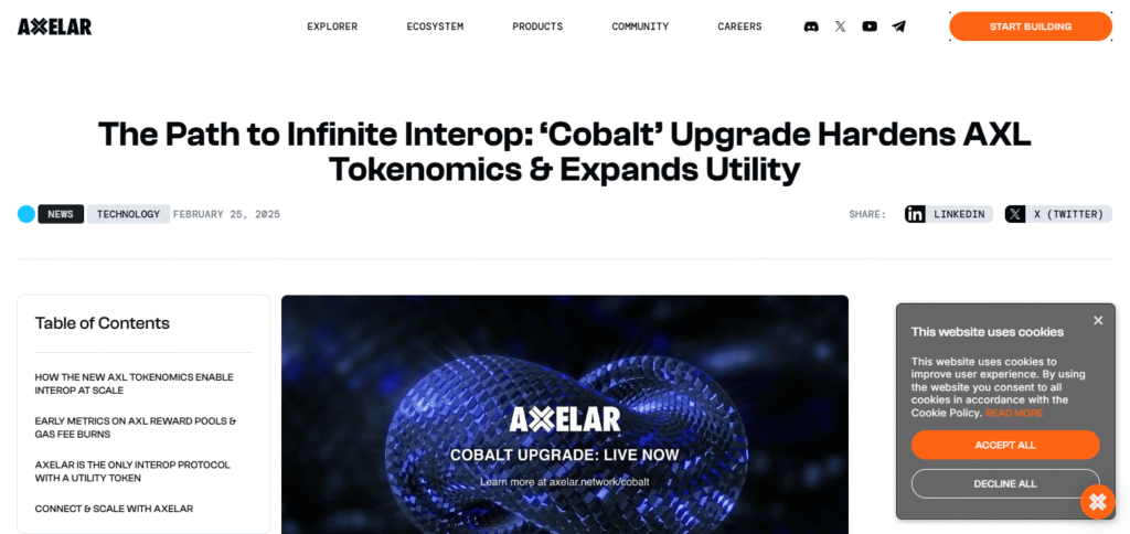 10 Top Secure Crypto Bridges to Avoid Hacks 4 Axelar Network