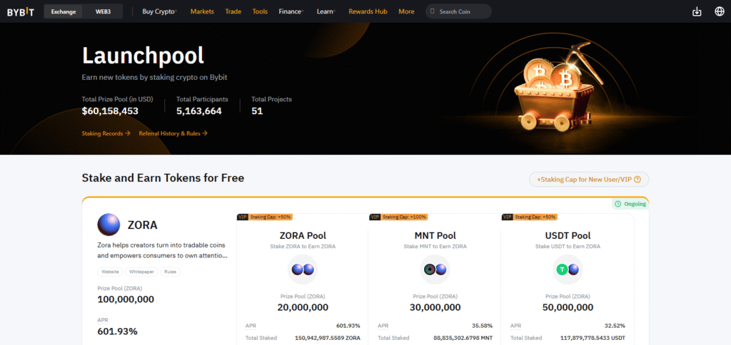 10 Best Crypto Exchange for Launchpool and Token Farming 4 Bybit Launchpool