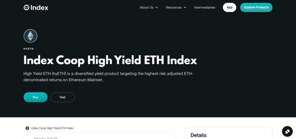 High Yield ETH Index (hyETH)