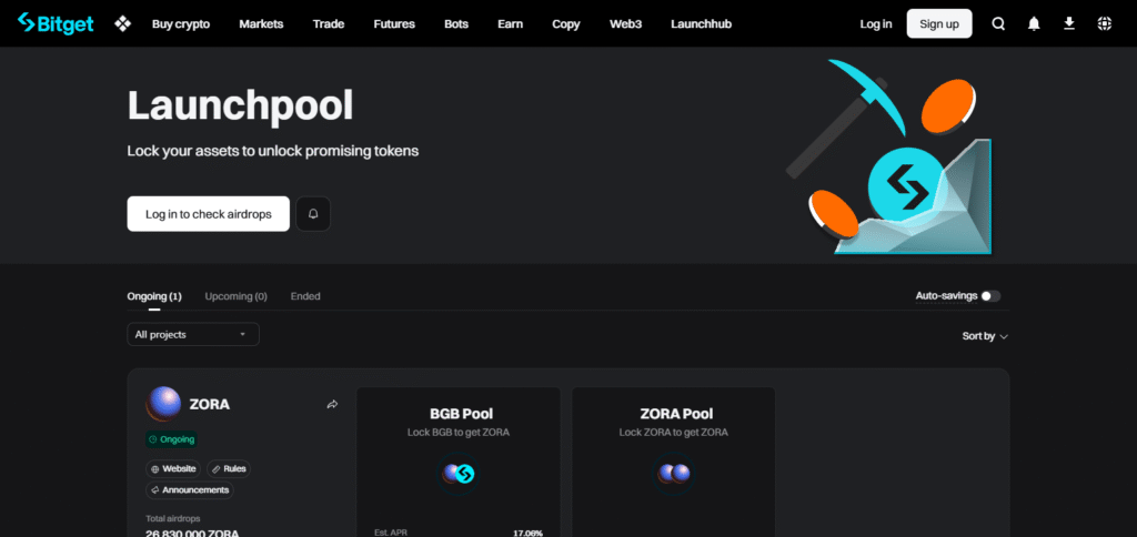 10 Best Crypto Exchange for Launchpool and Token Farming 8 Bitget Launchpool