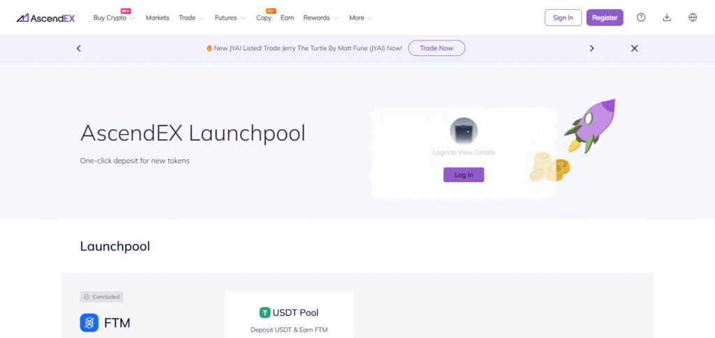 AscendEX Launchpool