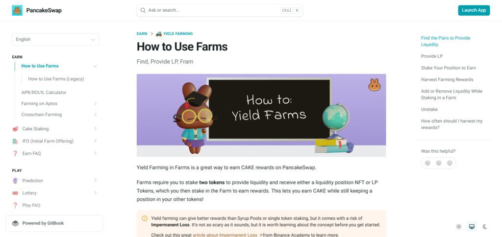 PancakeSwap Farms