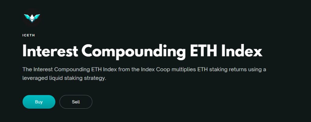 Interest Compounding ETH Index (icETH)