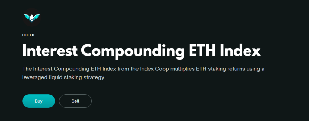  Interest Compounding ETH Index (icETH)