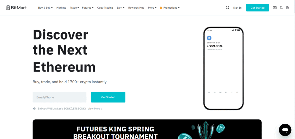 9 Best Crypto Exchange for Trading Illiquid Altcoins 7 BitMart