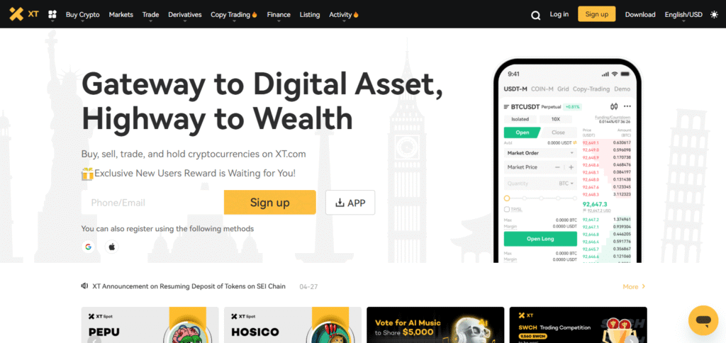 9 Best Crypto Exchange for Trading Illiquid Altcoins 10 XT.COM