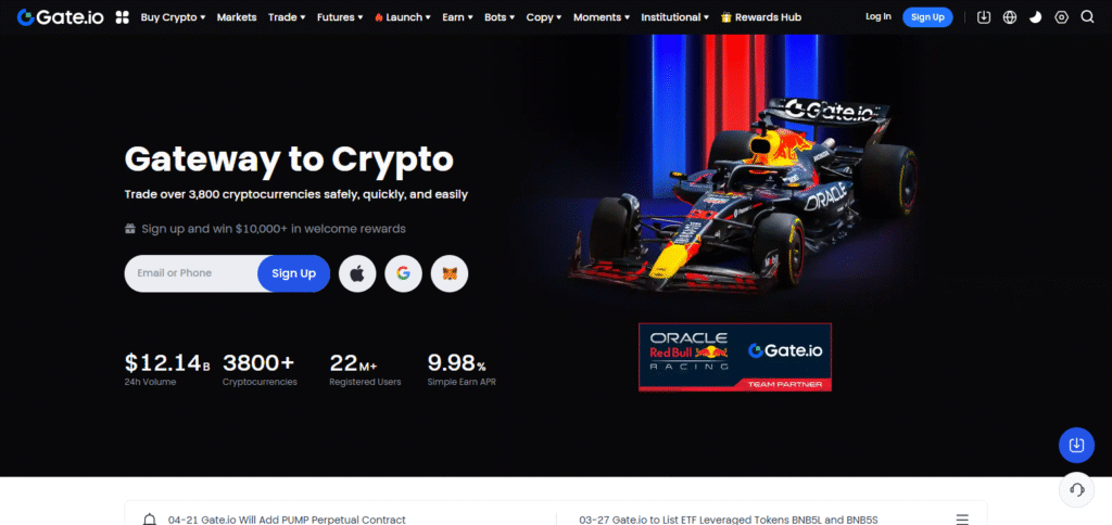 10 Best Crypto Exchange with Native Cross-Margin Trading 8 Gate.io