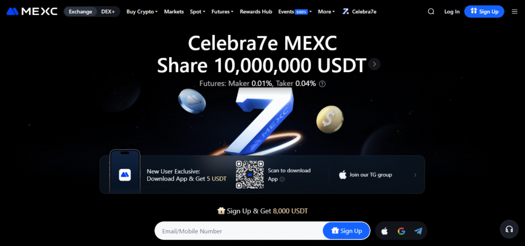 10 Best Crypto Exchange for Gas-Free Ethereum Transfers 6 MEXC