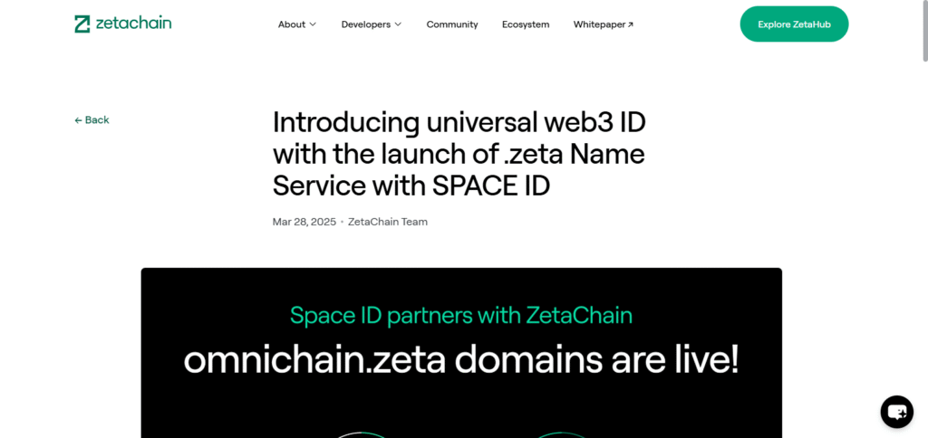 10 Top Cross-Chain ID Solutions for Seamless Blockchain Interoperability 6 ZetaChain ID