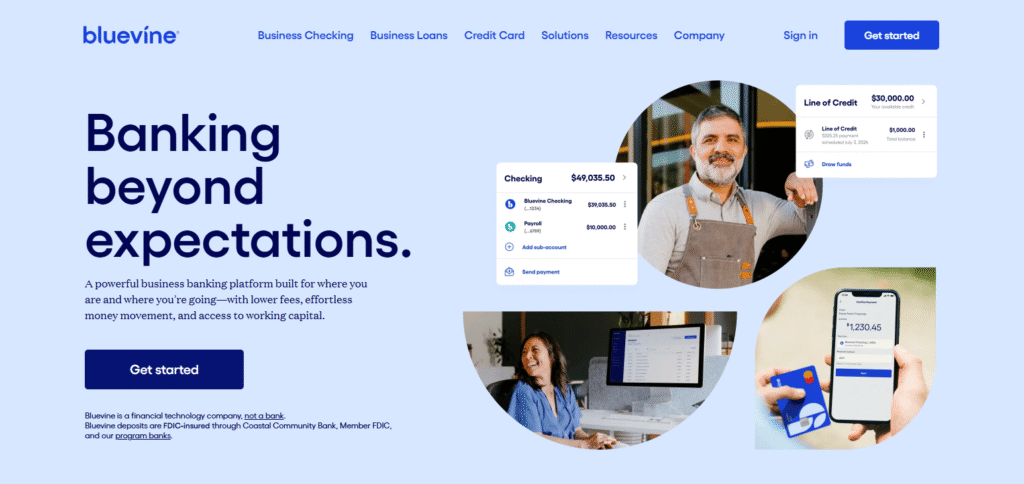 Bluevine (online)
