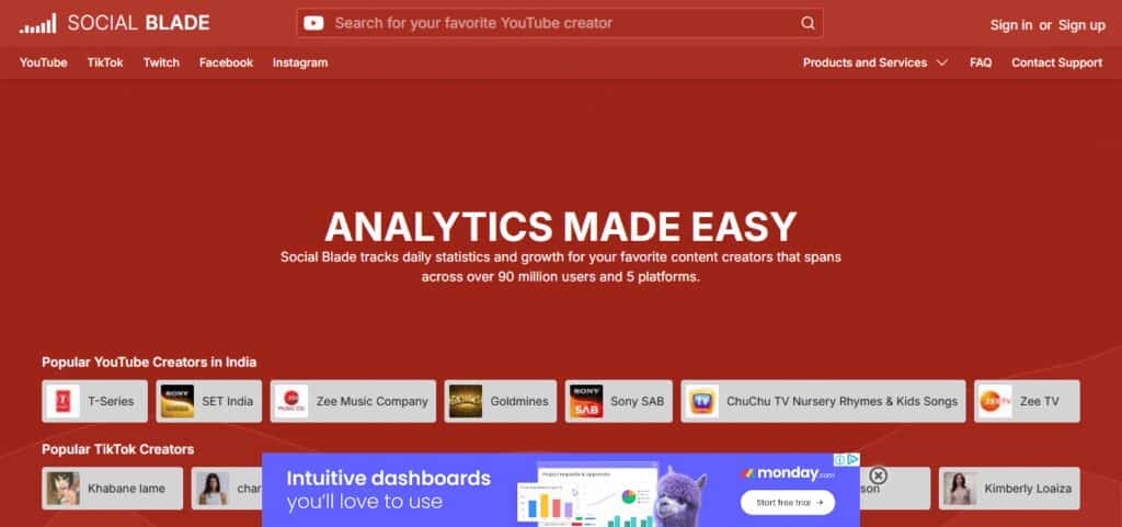Social Blade