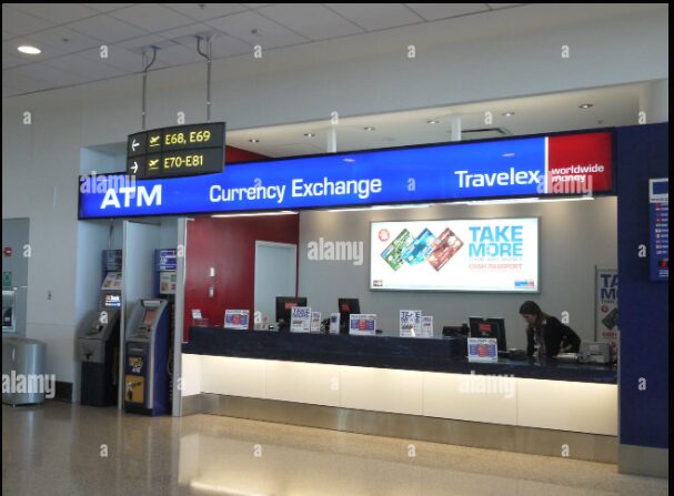 Avoid Airport Currency Counters