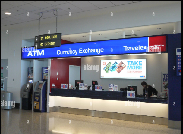 Avoid Airport Currency Counters