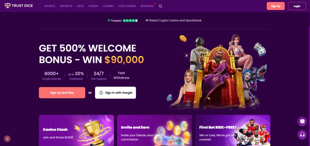 10 Best Bitcoin & Crypto Casinos & Gambling Sites Austria 10 TrustDice
