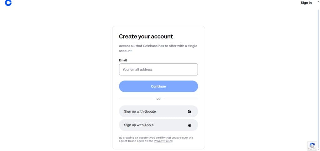 How to Integrate Crypto Holdings with Your Bank Account 2 Create and Verify Your Coinbase Account
