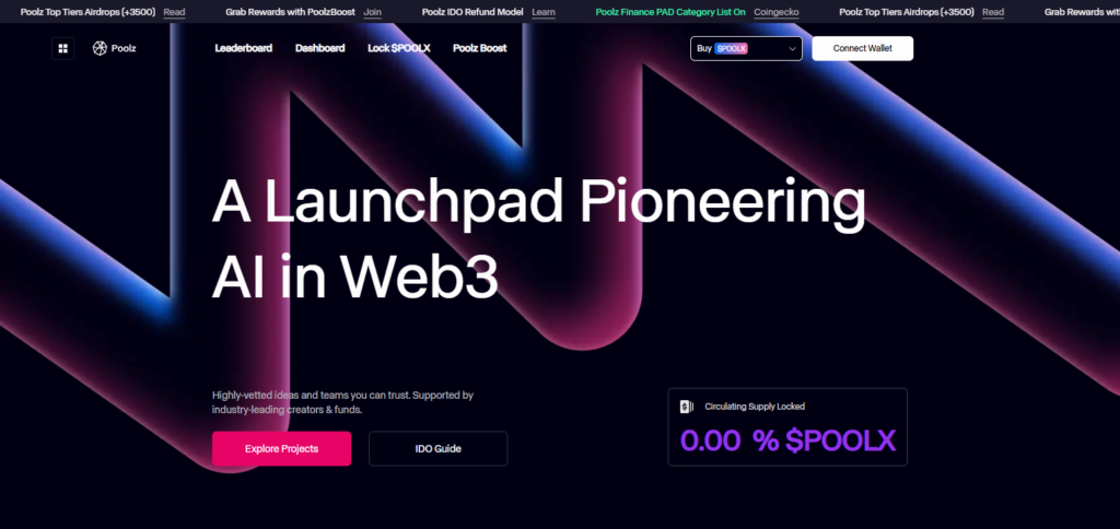 Poolz Finance Crypto Launchpad For New Tokens