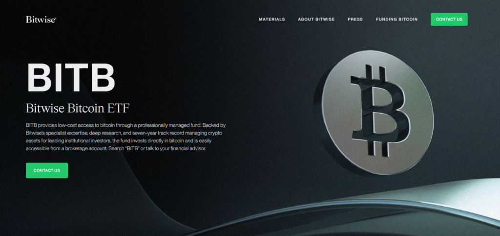 Bitwise Bitcoin ETF (BITB)