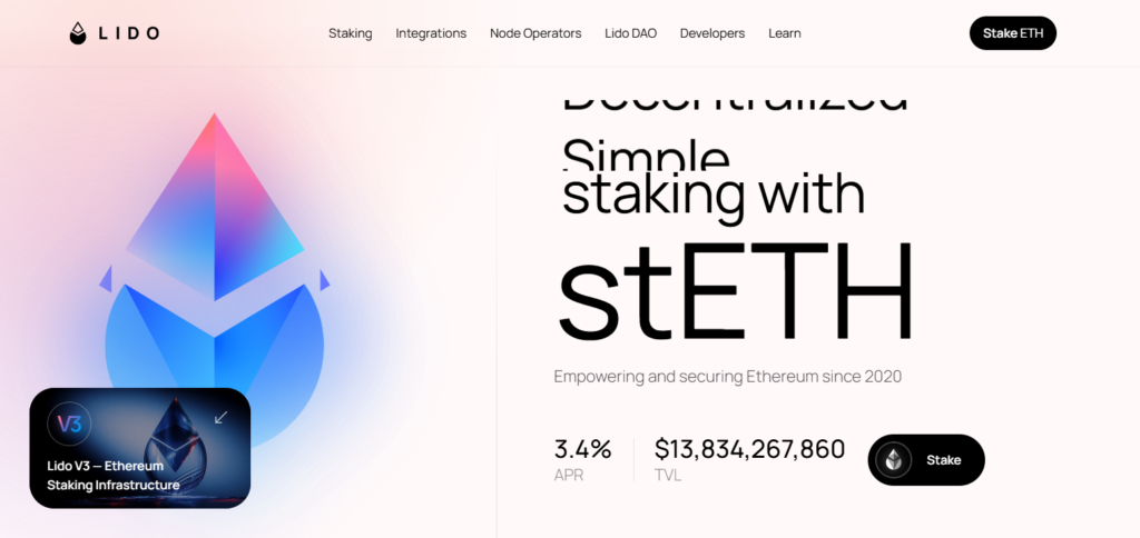 Lido Staked Ether (stETH)