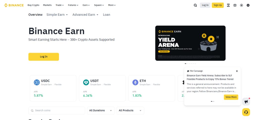 Binance Staking