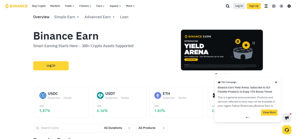 Binance Staking