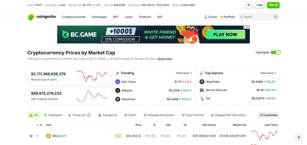 CoinGecko