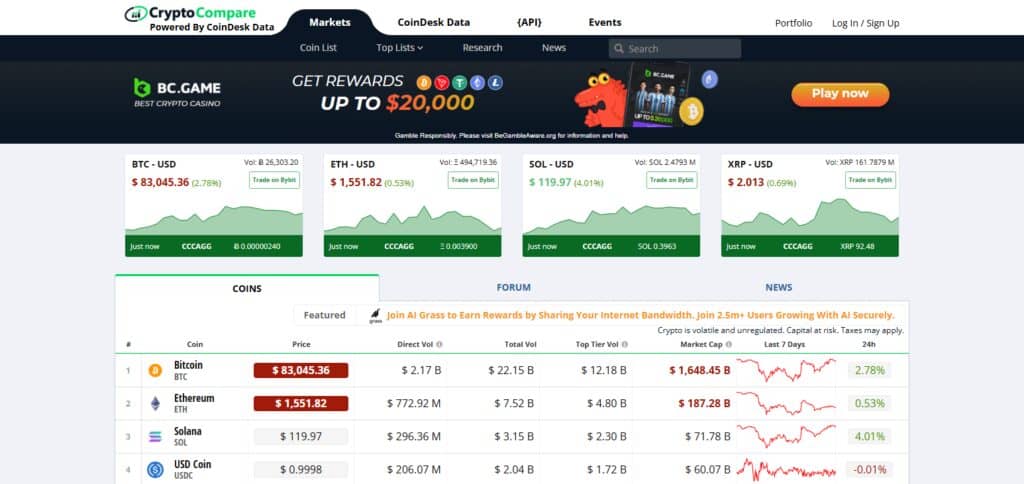 CryptoCompare