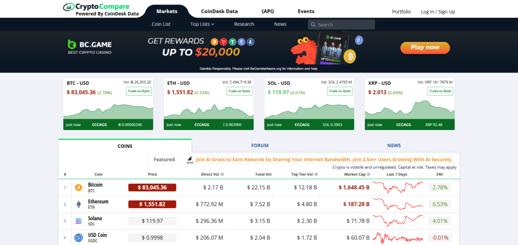 CryptoCompare