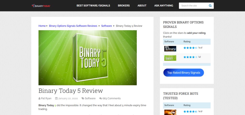 10 Best Binary Options Signals Providers 5 Binary Today 5