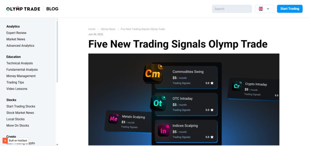10 Best Binary Options Signals Providers 10 Olymp Trade Signals