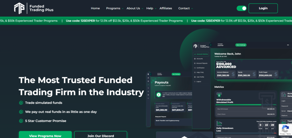 Funded Trading Plus