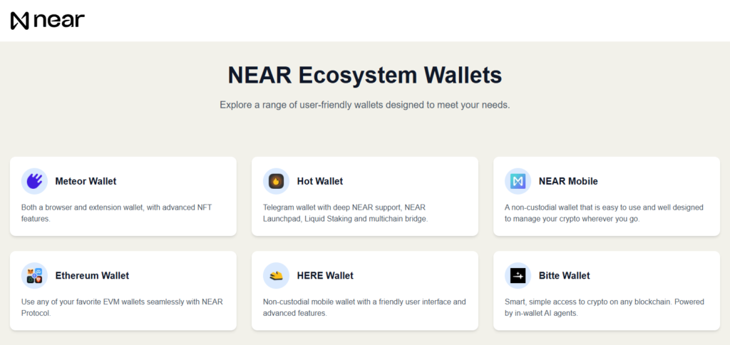 Step 2: Set Up NEAR Wallet