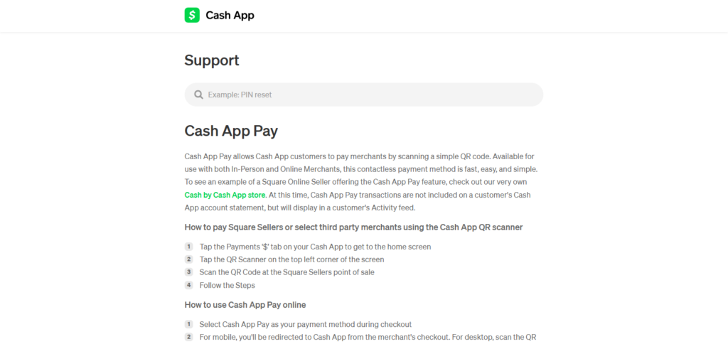 Cash App Pay