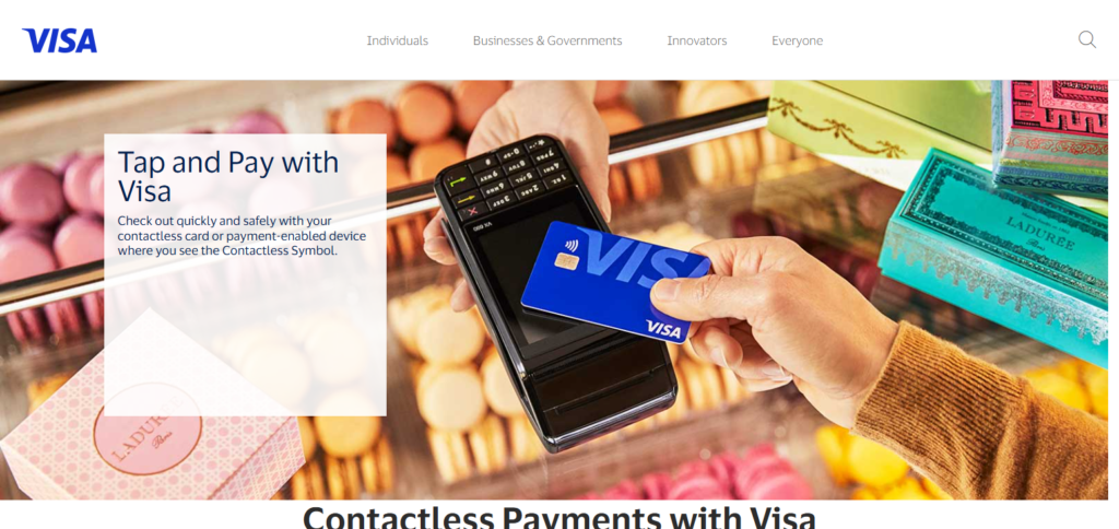 Visa Contactless Cards