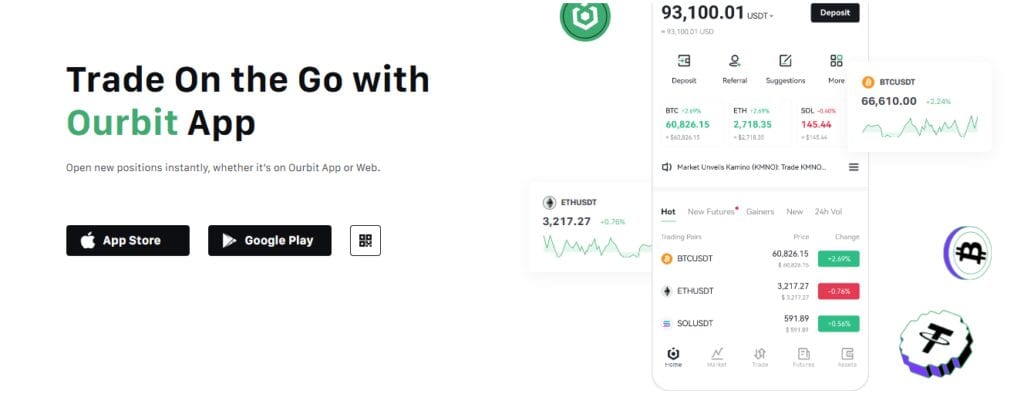 Trade On the Go with Ourbit App