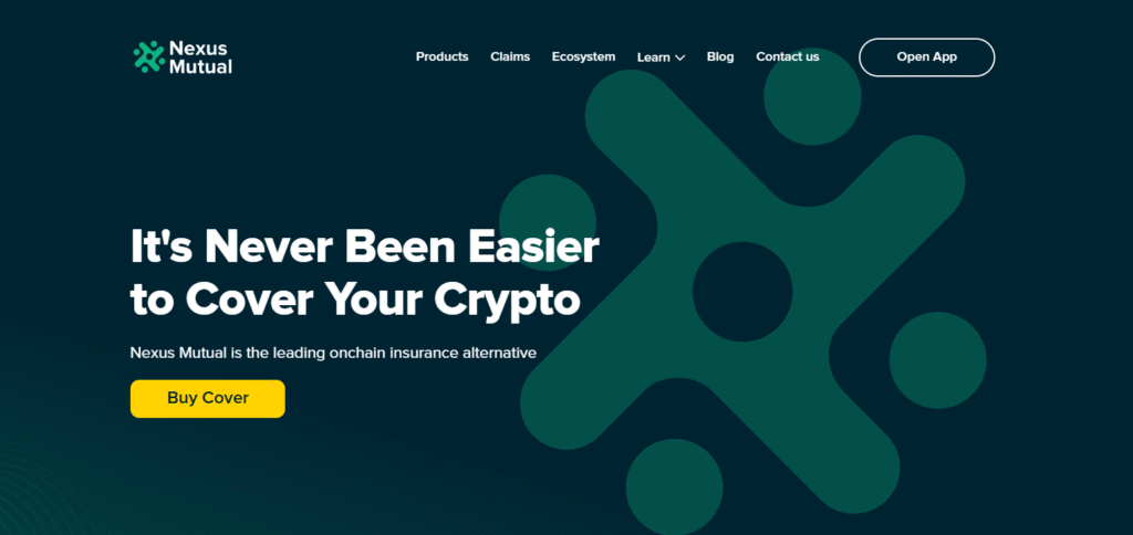 10 Best DeFi Insurance Platforms for 2025 2 Nexus Mutual