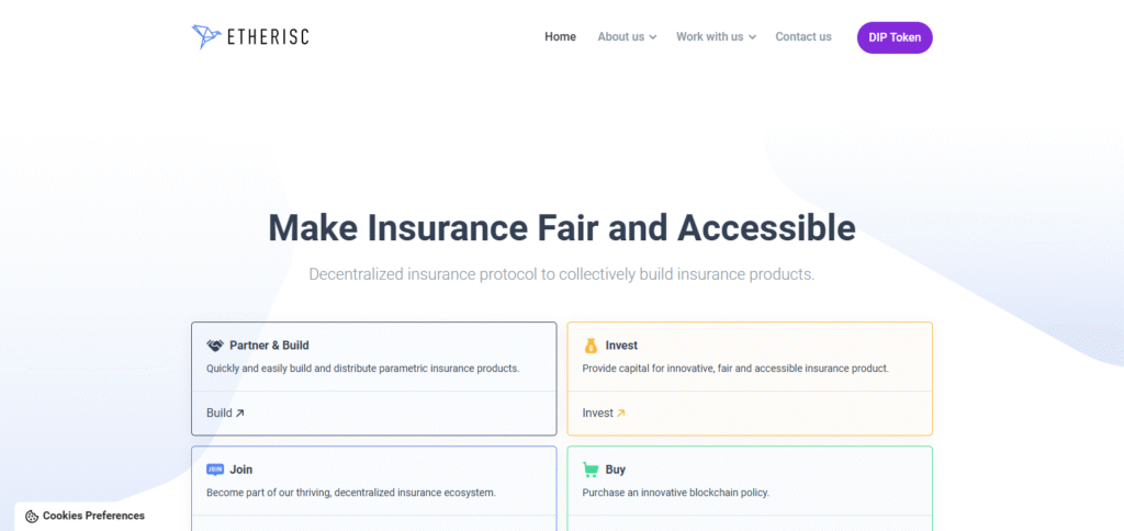 10 Best DeFi Insurance Platforms for 2025 6 Etherisc