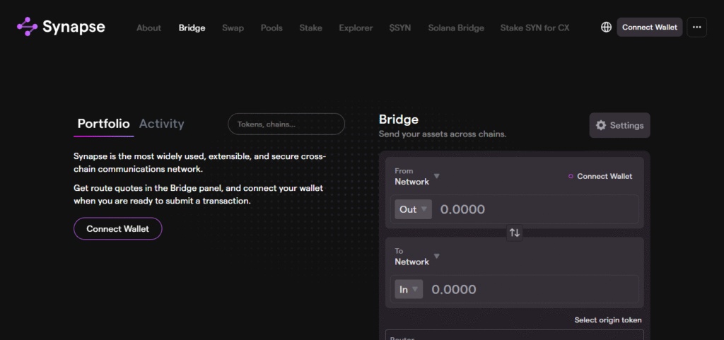 10 Top Bridging Aggregator With The Best UI 5 Synapse Protocol