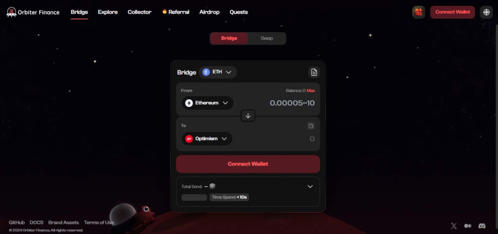 10 Top Bridging Aggregator With The Best UI 9 Orbiter Finance