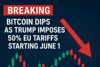 Breaking: Bitcoin Dips as Trump Imposes 50% EU Tariffs Starting June 1