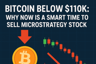 Bitcoin Below $110K: Why Now Is a Smart Time to Sell MicroStrategy Stock