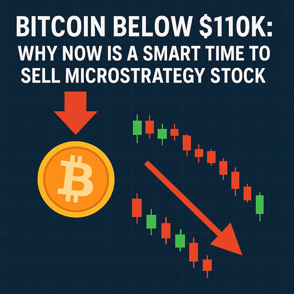 Bitcoin Below $110K: Why Now Is a Smart Time to Sell MicroStrategy Stock